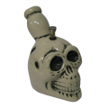 Ceramic Skull Head Bong 18cm