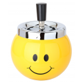Smiley 12cm Round Spin-top Ashtray (14.5cm x 12cm)