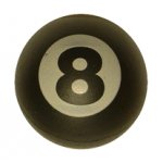 '8 Ball' Black Ball Grinder with Stash 50mm