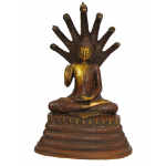 Brass Buddha Statue (38cm x 5.8kg)