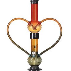 Coloured Double Acrylic Waterpipe