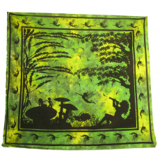 Bed Cover GREEN Faerie Design