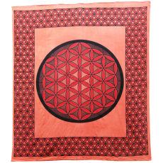 Bed Cover FLOWER OF LIFE Design