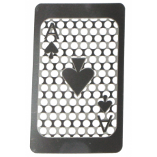 Credit Card Grinder Stainless Steel (Designs Vary)