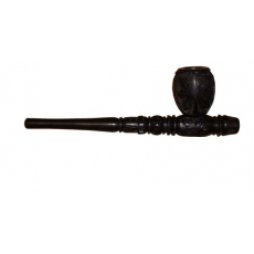 Wooden 2 in 1 Chilum Pipe 8"