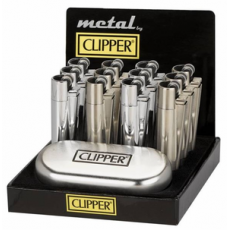 Clipper Lighter Metallic Finish Gift Set 