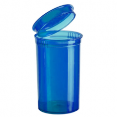 BLUE TRANSLUCENT Pop Top Bottle 30 Dram (7gms)