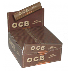 OCB VIRGIN Unbleached Kingsize Slim Papers