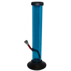 Acrylic 33cm Straight Pipe Bong Wide