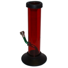 Acrylic 23cm Straight Pipe Bong Wide