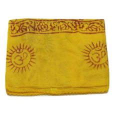 Yellow Viscose Scarves SMALL