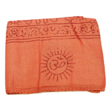 Light Red Viscose Scarves MEDIUM