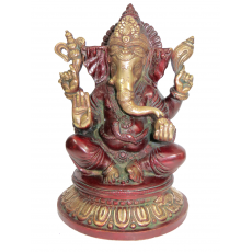 Brass Ganesh Statue (23cm x 2.9kg)