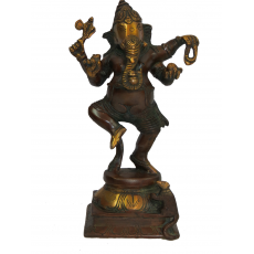 Brass Ganesh Statue (23cm x 2kg)