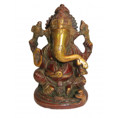 Brass Ganesh Statue (13cm x 0.8kg)