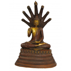 Brass Buddha Statue (38cm x 5.8kg)