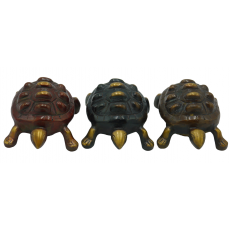 Brass Tortoise No.1 - BROWN finish 10cm W448g