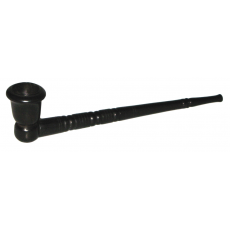 6" Wooden Pipe with Bowl (BLACK WOOD)