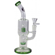 Glass 22cm Justin Hale Bong Green 