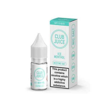 Ice Menthol Nic Salt E-Liquid by Club Juice