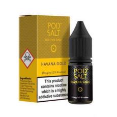 Havana Gold Nicotine Salt E-Liquid by Pod Salt 10ml
