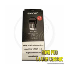 SMOK - Novo Kit Replacement Pods - Pack of 3 - 1.4 Ohm Ceramic