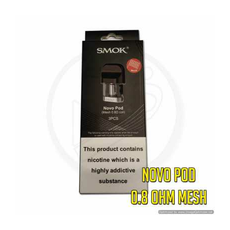 SMOK - Novo Kit Replacement Pods - Pack of 3 - 0.8 Ohm Mesh