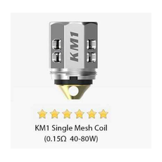iJoy - KM1 Coils - 0.15 Ohm Single Mesh Coils - Pack of 3