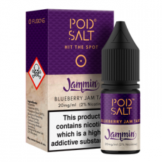 Blueberry Jam Tart Nicotine Salt E-Liquid by Pod Salt Fusions