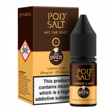 Lemon Cake Nicotine Salt E-Liquid by Pod Salt Fusions