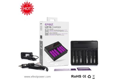 Efest - LUC V6 Battery Chargers - 6 Bays