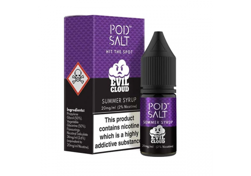 Summer Syrup Nic Salt E-Liquid by Pod Salt & Evil Cloud