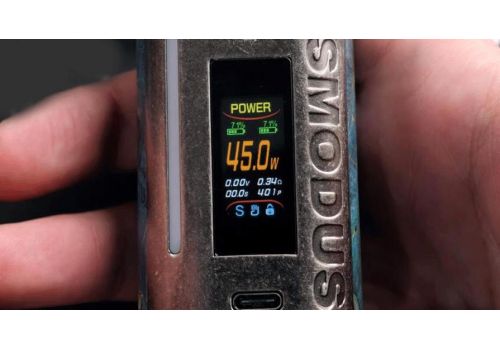 asMODus - Lustro Kodama 200W Box Mod - GREEN STAB WOOD / COPPER EDITION