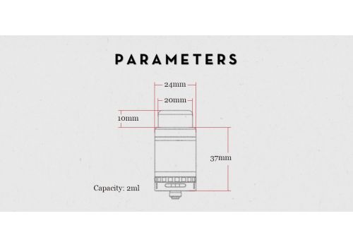 Geek Vape - Digiflavor Pharaoh Mini RTA 2ml - "A Rip Trippers Project"