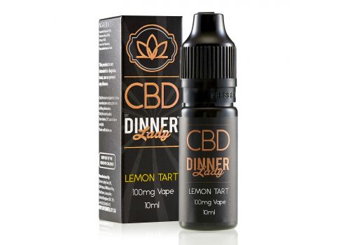 Dinner Lady Lemon Tart CBD E Liquid 10ml 100mg