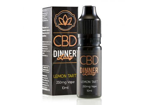 Dinner Lady Lemon Tart CBD E Liquid 10ml 250mg