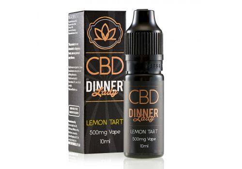 Dinner Lady Lemon Tart CBD E Liquid 10ml 500mg
