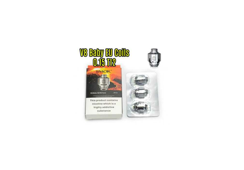SMOK - TFV8 Baby EU Core - 0.15 Ohm T12 - Pack of 3