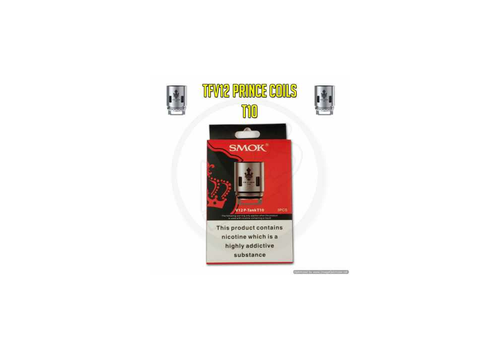 SMOK TFV12 Prince Coils - 0.12 Ohm T10 (Pack of 3)