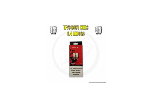 SMOK TFV8 Baby Coils - 0.4 Ohm Q4 (Pack of 5)