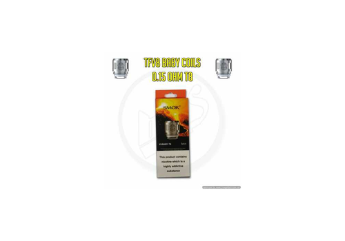 Smok TFV8 Baby Coils - 0.15 Ohm T8 (Pack of 5)
