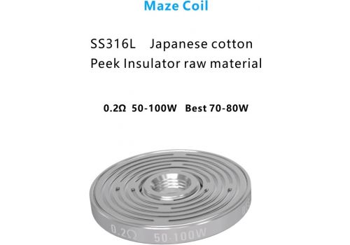Vandy Vape - Maze Coil 0.2 Ohm SS316L (Pack of 3)