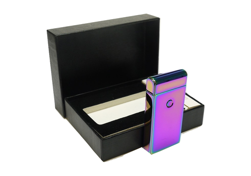 Twin Stream Arc Lighter Icy Metallic Finish