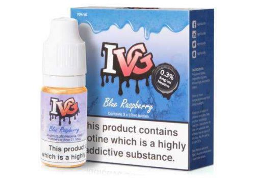 Blue Raspberry E-Liquid by IVG 3 x 10ml