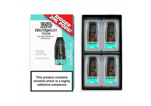 Blue Raspberry Ice Pod E-Liquid by IVG