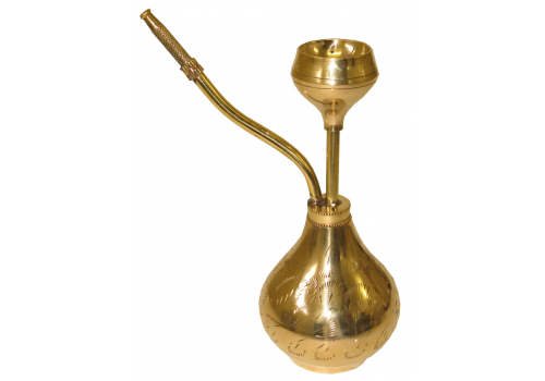 8" Metal Bong with Gun Metal Finish