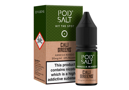 Amnesia Mango Nicotine Salt E-Liquid by Pod Salt Fusions